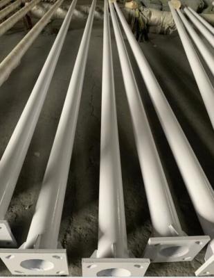 China Caliente sumergido galvanizó la calle poste ligero de los 9m 10m LED en venta