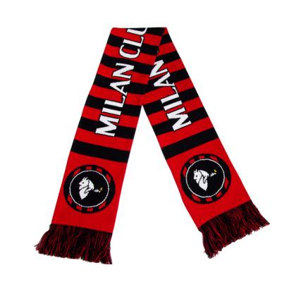 China Wholesale Cotton Soccer Club Acrylic Knitting Jacquard Knit Fan Scarves For Women Men for sale