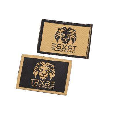 China Washable Cheap Custom Printed Apparel Woven Labels for sale