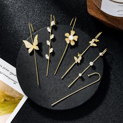 China Fashionable Artilady Stud Earring Women's Jewelry Safety Ear Pin Earring for sale