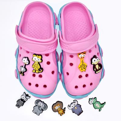 China Hot Sale Artilady Hot Sale Cartoon Animal Shoe Buckle Shoe Clog Charm Decoration Accept Customized for sale