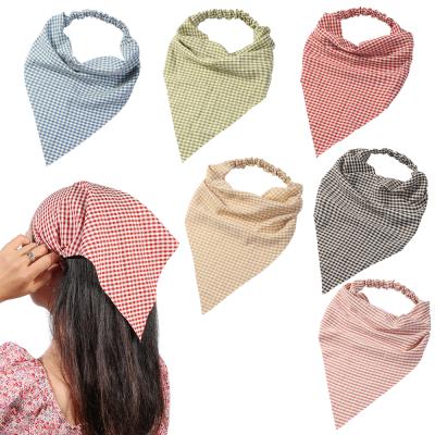 China Artilady Boho Floral Bandana Hair Accessories Hair Scarf Environmental Friendly Floral Elastic Headscarf For Women Girls Neckerchief for sale