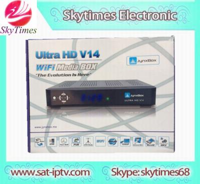 China SKYTIMES  V14 Fta Hd Satellite Receiver JB200 and WIFI Big Cooling Fan with HD cable for sale