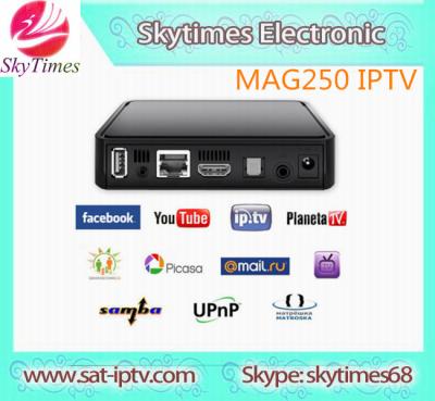 China Full HD 1080p Linux arabic IPTV set top box mag250 with 1 year account 680+ arabic french for sale