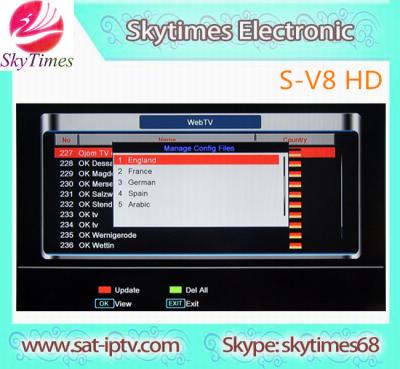 China 2015 HOT SELLING Skybox V8 HD PVR Support Web TV  SV8 HD S-V8 Receiver for sale