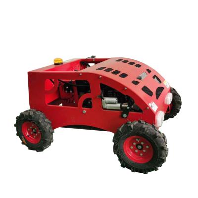 China 2-Stroke Upgraded Version Lawn Mower Mini Robot Lawn Mower Parts Wireless Remote Control Prices for sale