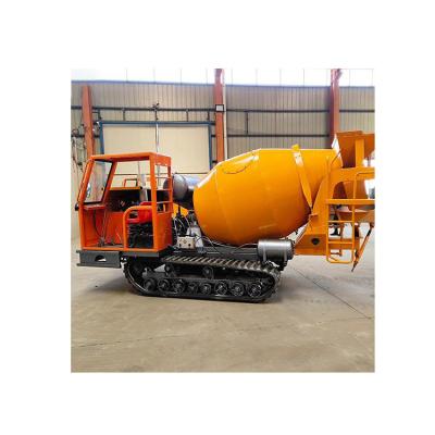 China Factory Diesel Concrete Mixer Pan Concrete Mixer Trailer For Sale for sale