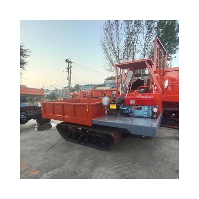 China Chinese New Rubber Track Farming Dump Truck Rubber Track Dumper Crawler Mini Dumper < 4L for sale