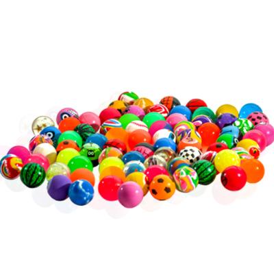 China Mixed Bungee Ball 60mm Rubber Bouncy Ball Unary Tornado Bouncy Ball for sale