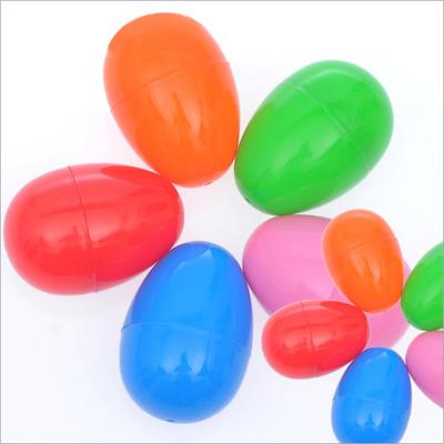 China Color Changing Cheap Surprise Eggs Clear Color Plastic Shell Toy Filled Easter Eggs for sale