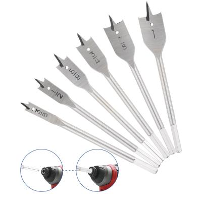 China Factory direct sales wholesale high quality perfect cut drill bit new set with slotted flat wood shovel drill bit for sale