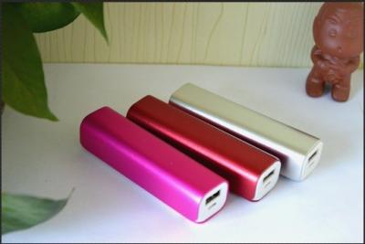 China 2000mAH - 2600mAH Aluminum Mini Power Bank For Digital Camera Mobile Devices for sale