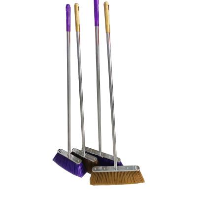 China Durable Portable Removable Stainless Steel Handle Broom for sale