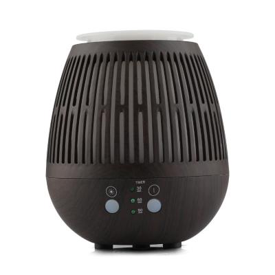 China New Cassanbella 2022 Hotel/Office Ultrasonic Wood Grain Humidifier Household/Mist Cool Aroma Essential Oil Diffuser Include Timer and 7-Color LED Light for sale