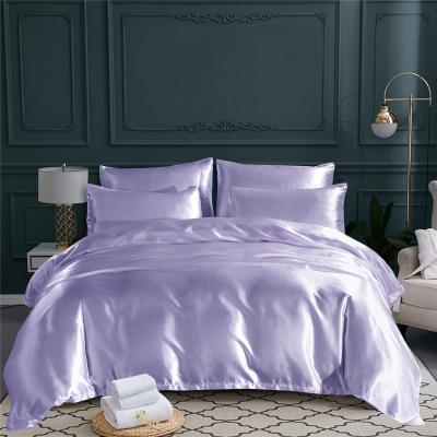 China Anti-pull Wholesale 3Pcs King Size Bedding Sets Comforter Sets Luxury Soft 100% Silk Bedding Bedding Sets for sale