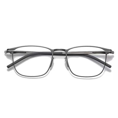 China High Quality Popular Simple And Elegant Pure Titanium Screwless Optical Frames With Anti-blue Light Frames for sale