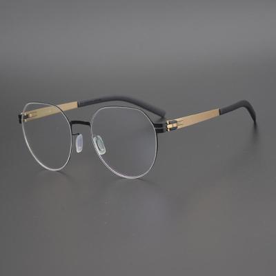 China New Simple And Stylish Myopia Glasses Cat Eye Acetate Frames Screwless Fashion Optical Eye Glasses for sale