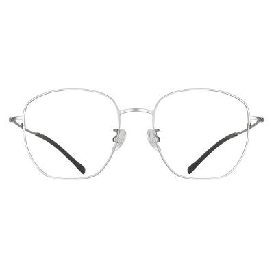 China New fashionable hot sale high quality anti-blue light pure titanium screwless glass blocking optical frame for men and women for sale