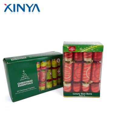 China For Home Use Wholesale Custom XINYA Pope Christmas Crackers Bon Bons Colorful With Small Gifts for sale