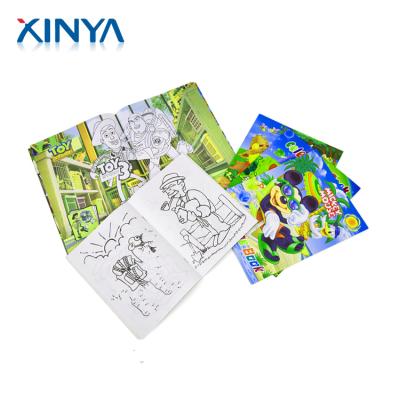 China For Home Use XINYA High Quality Customized Cartoon Kids Book Educational Coloring Books for sale