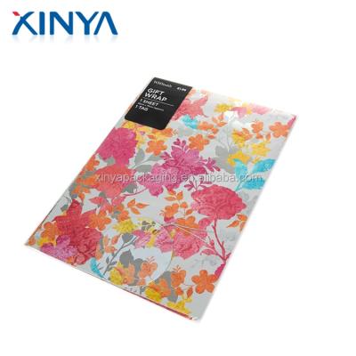 China XINYA Products Moisture Proof Cheap Bulk Custom Printed Gift Wrapping Color Patterned Tissue Paper for sale