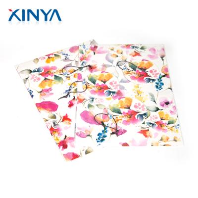 China XINYA China Products Logo Colored Printed Nice Flower Design Recycled Grease Paper Packaging for sale