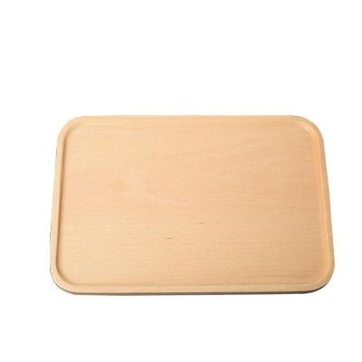 China Disposable beech wood modern minimalist tray for family dining room for sale