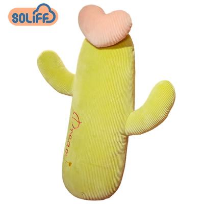 China New Design Plush Art Pillow Covers Wholesale Cartoon Cactus Toy Cactus Stuffed Toy Cactus Pillow for sale