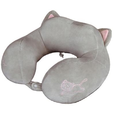 China Hot Selling Luxury Plush Amazon Pillow Neck Covers Travel Neck Pillow Cervical Pillow for sale