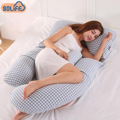 China Factory Direct Selling Plush Volume Plush Inflatable Body Comfortable G Shaped Pregnancy Pillow Hot Selling Inflatable Pillow for sale