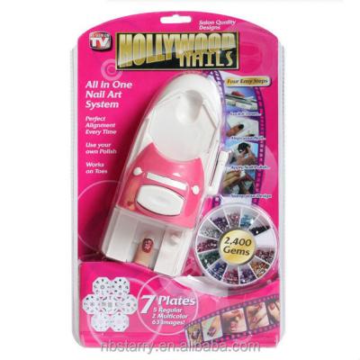 China Hollywood Design Nails All In One Professional Nail Art System Kit As Seen On TV for sale