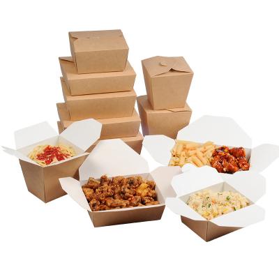 China Free Sample Recyclable For Inquiry Customized Recyclable Cardboard Lunch Box For Food Box Packaging For Food Delivery for sale