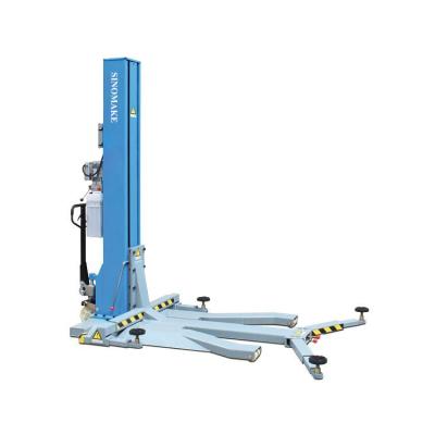 China Maintanence SM-MS25 220V Capacity 2500kg Capacity Auto Movable Single Post Lift Hydraulic Car Lift with CE for sale