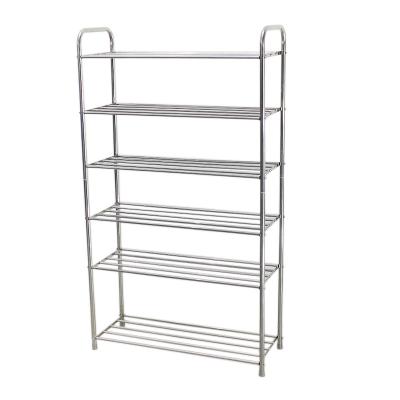 China (Other)Wholesale Adjustable Hot Selling Large And Small Assembly Space Saving Home 6 Tier Room Corner Shoe Storage Rack for sale