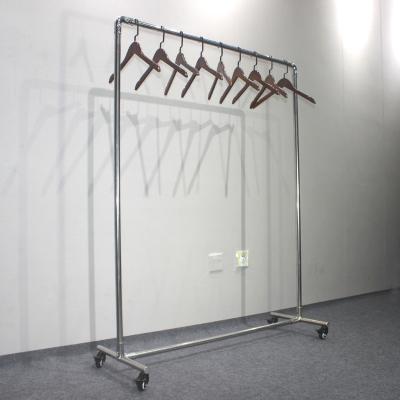 China Huohua Stainless Steel Single Single Tube Post Vertical Tube Hanger Rack for sale