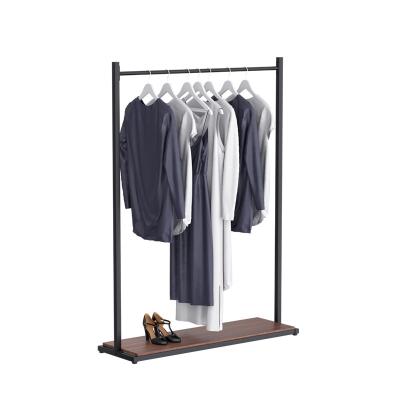 China Eco-friendly huohua stainless steel single bar indoor and outdoor using garment display stand rack for sale