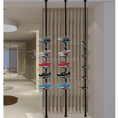 China Height Adjustable Shelves Material Professional Metal Fabrication Huohua Rotary Shoe Rack for sale