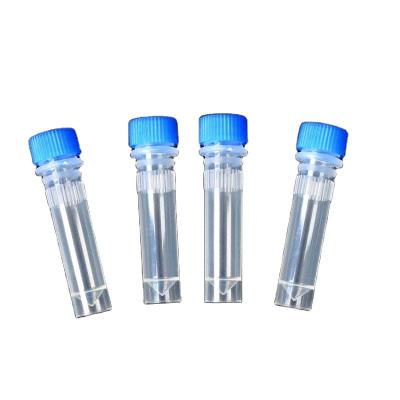 China Lab tube cold storage tube 1.5mlsmall plastic freezing bottle freezing tube with nut 1.5ml for sale