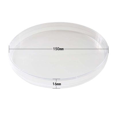 China Disposable Plastic Lab 150mm Petri Dish With Cover 150mm for sale