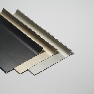 China Midcentury popular Factory direct sale supply Aluminum decorative linesExtruded skirting boards, flooring accessories and decorative footb for sale