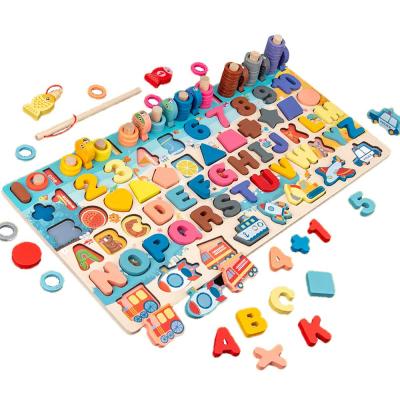 China Early Education 7 in 1 New Montessori Tending Other Games Wooden Magnetic Educational Toys for Baby Study for sale