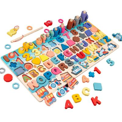 China Early Education Wooden Fruit Baby Juegos Montessori Pistola Burbujas Magnetic Toys for sale