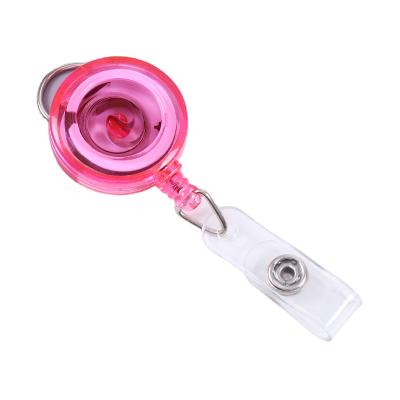 China Hot Selling Cute Yohi 2021 Metal Clip Badge Portable Badge Reel High Quality Commemorative Easy Pull Badge for sale