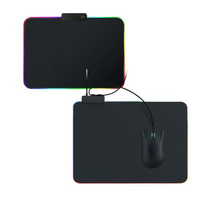 China 2021 Comfortable High Quality Custom Action Yohi Big Led Lighting Non Slip RGB Mouse Pad Custom for sale