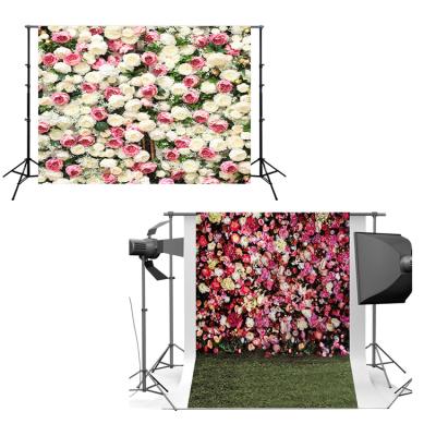 China 2021 Colorful Roses Yohi Photography Seamless Beautiful Beautiful Wedding Party Colorful Layout Props Background for sale