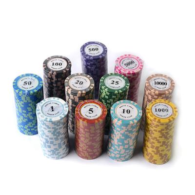 China 2021 Custom Durable Yohi Poker Chips Card Clay Casino Golf Game Brands Chips Poker Chips Ceramic Clay for sale