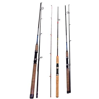 China 2021 Portable Carbon Fiber 2.4M Durable Rod Fishing Spinning Fish Rods Yohi Factory Price Cheapest 2 Sections Carbon Fiber for sale