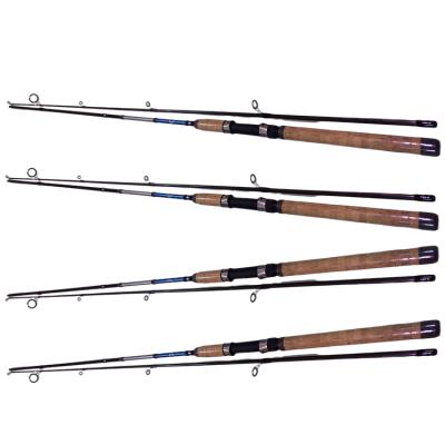 China 2021 Carbon Fiber 240Cm Portable Fishing Rod Reel Combo Set Yohi Carbon Fiber Reel Rod Fishing Kit Fishing Rods for sale