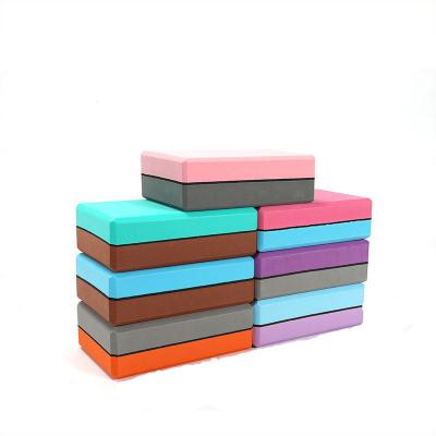 China EVA Block Yohi Eva Foam Yoga Props Brick Gym Pilates Yoga Column Back Exerciser Bodybuilding Fitness Sport for sale