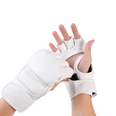 China 2021 Comfortable Custom Leather Yohi Fighting Punching Muttahida Majlis-e-Amal Training Tackle Gloves for Kids and Adult for sale